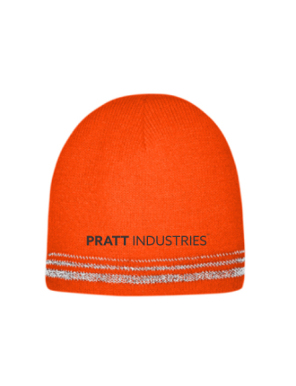 CornerStone® Lined Enhanced Visibility with Reflective Stripes Beanie